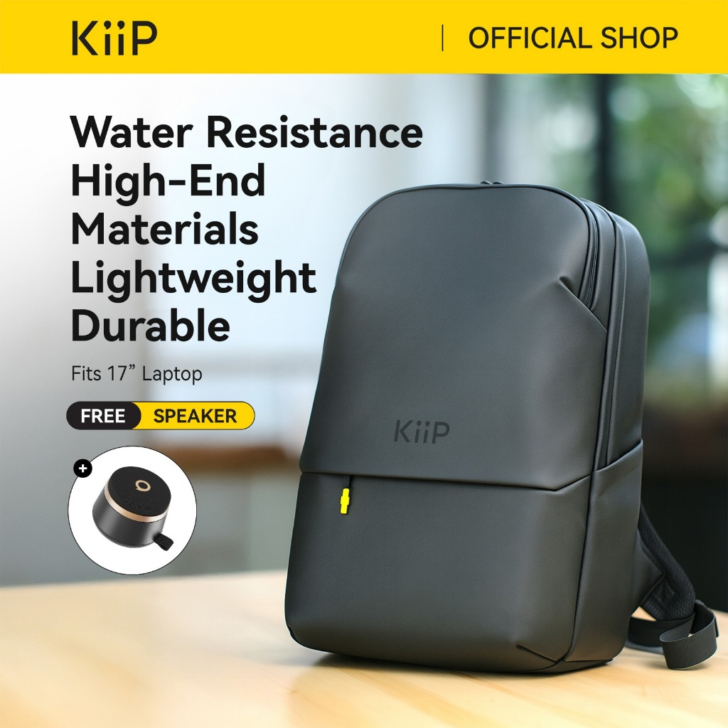KiiP B7 Tas Laptop Ransel Pria Wanita Anti Air Waterproof Premium Backpack Fits 17 inch
