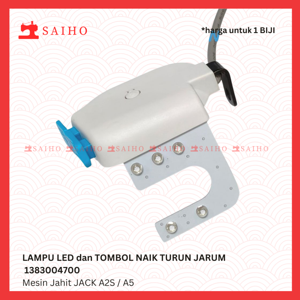 LAMPU LED dan TOMBOL UNTUK NAIK TURUN JARUM A2S , A5 (JACK 1383004700)