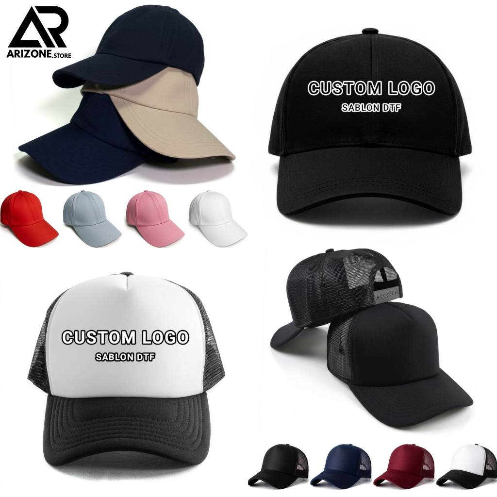 PREMIUM | TOPI CUSTOM DTF | TOPI SABLON DTF | TOPI CUSTOM LOGO | TOPI CUSTOM NAMA | TOPI PRINTING DT