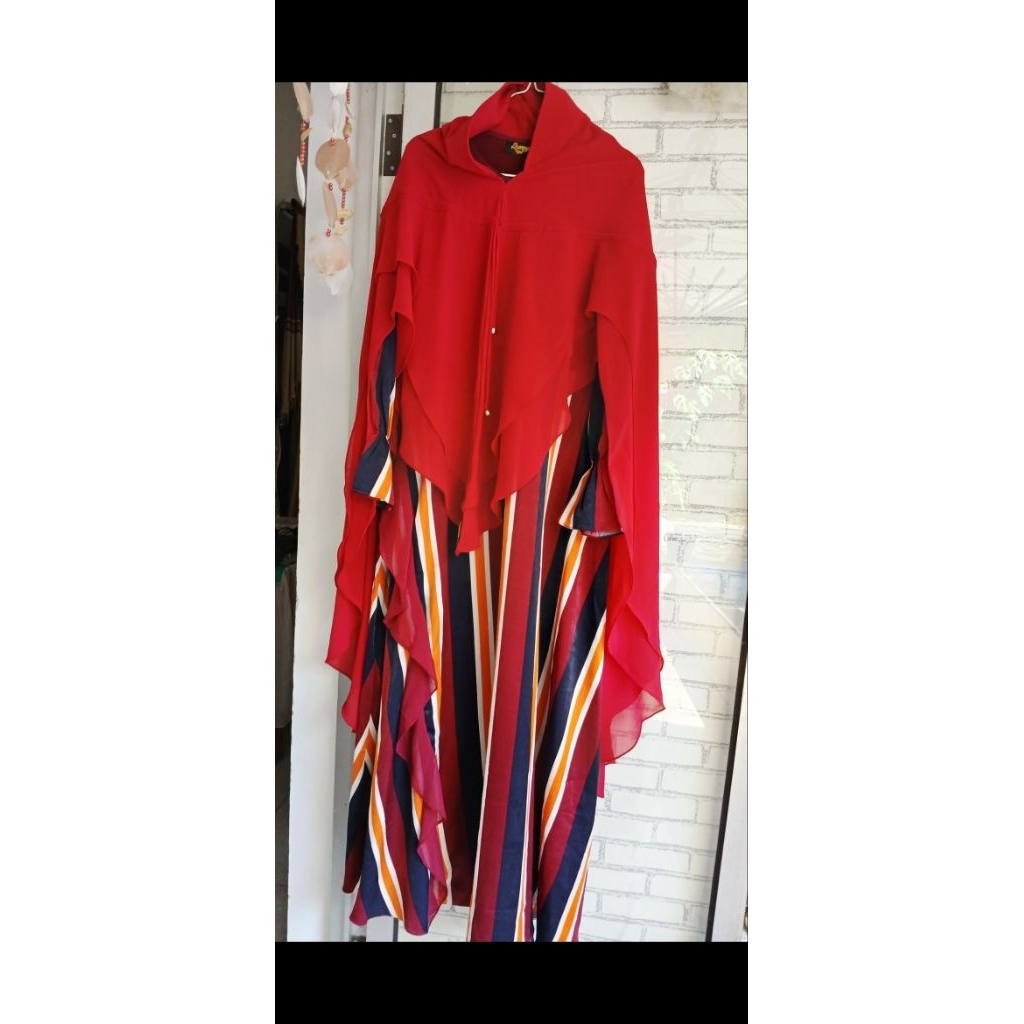 gamis salur set khimar kameela
