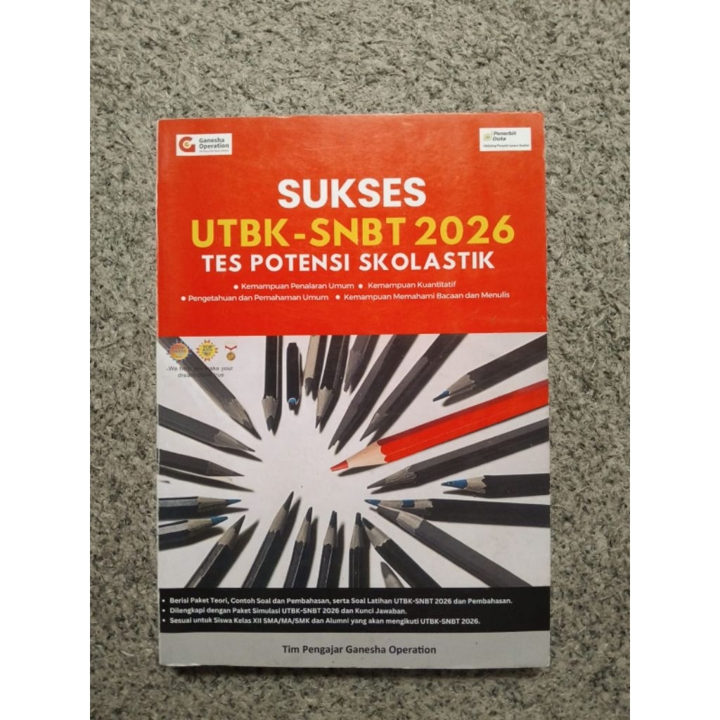 Preloved Buku SNBT UTBK Ganesha Operation 2026