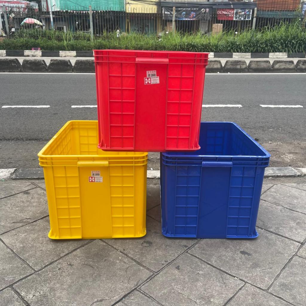 HANATA - Box Tahu Hanata 2104 Container Box Industri / Box Industri Serbaguna /Box Rapat Hanata/ Kra