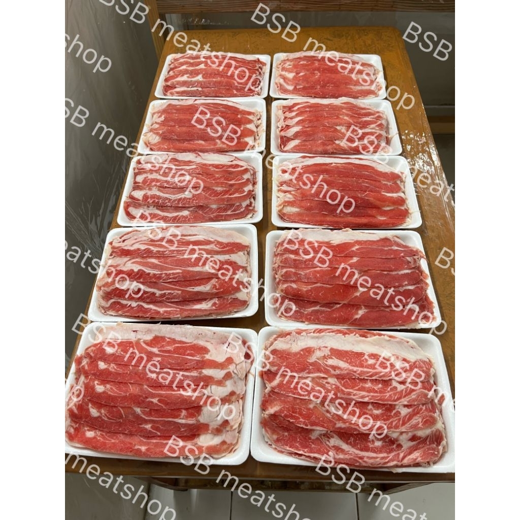 BEEF SLICE 500gr/beef yoshinoya/beef slice halal/500gr