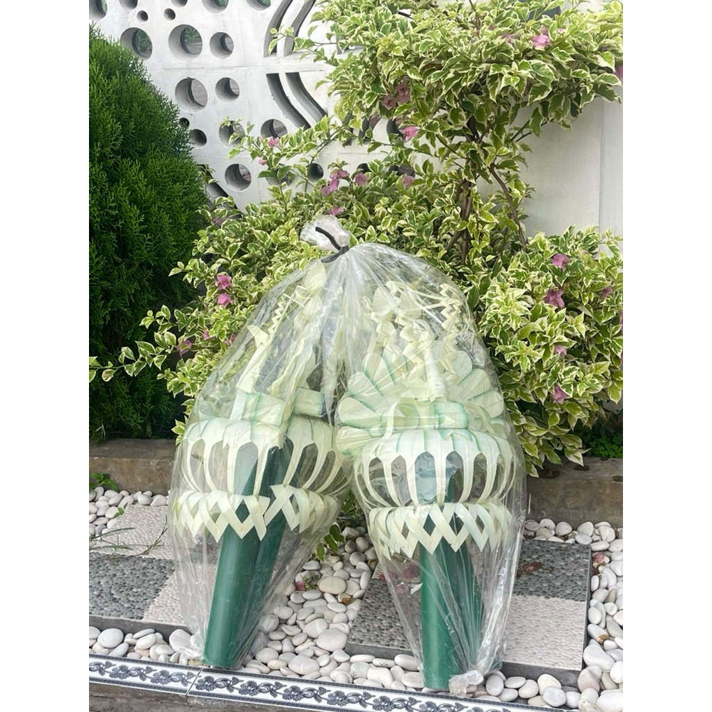 JANUR KEMBAR MAYANG PLASTIK 1 SET JANUR IMITASI ( ISI 4 ) ambil d toko jg bisa harga jadi 380 rb