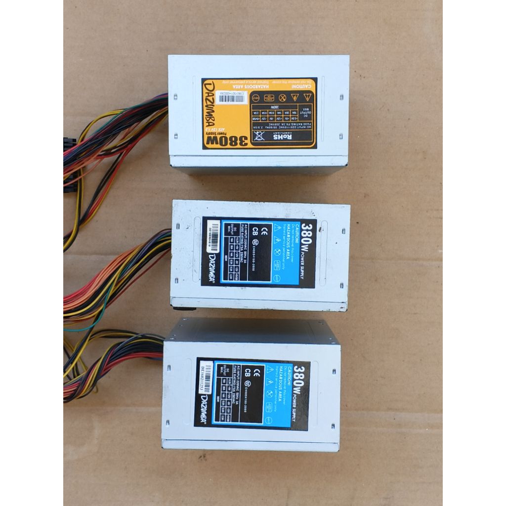 power supply psu dazumba 380W model standart buat pc komputer