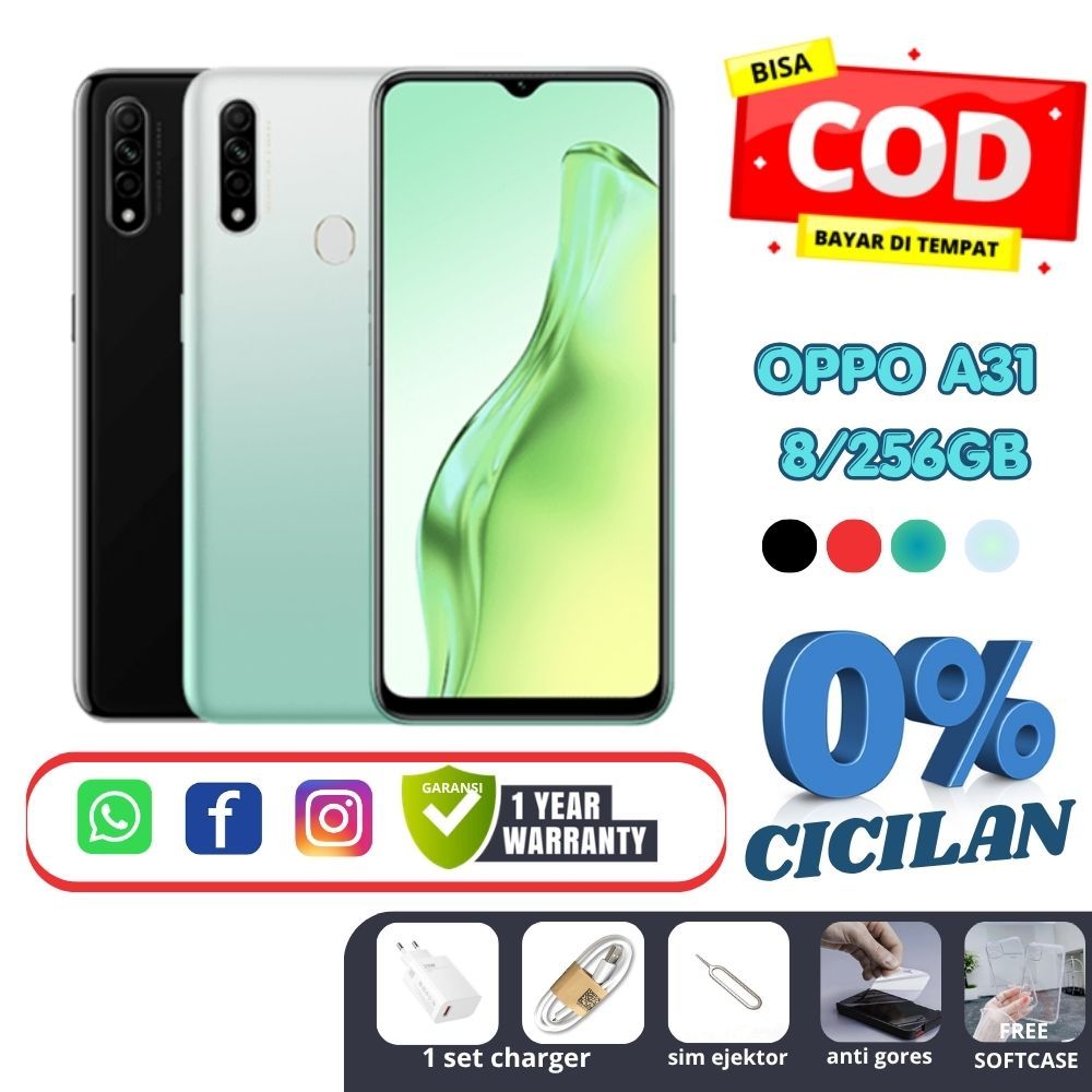 Smartphone OPPO A31 RAM 8GB Internal 256GB 4G LTE
