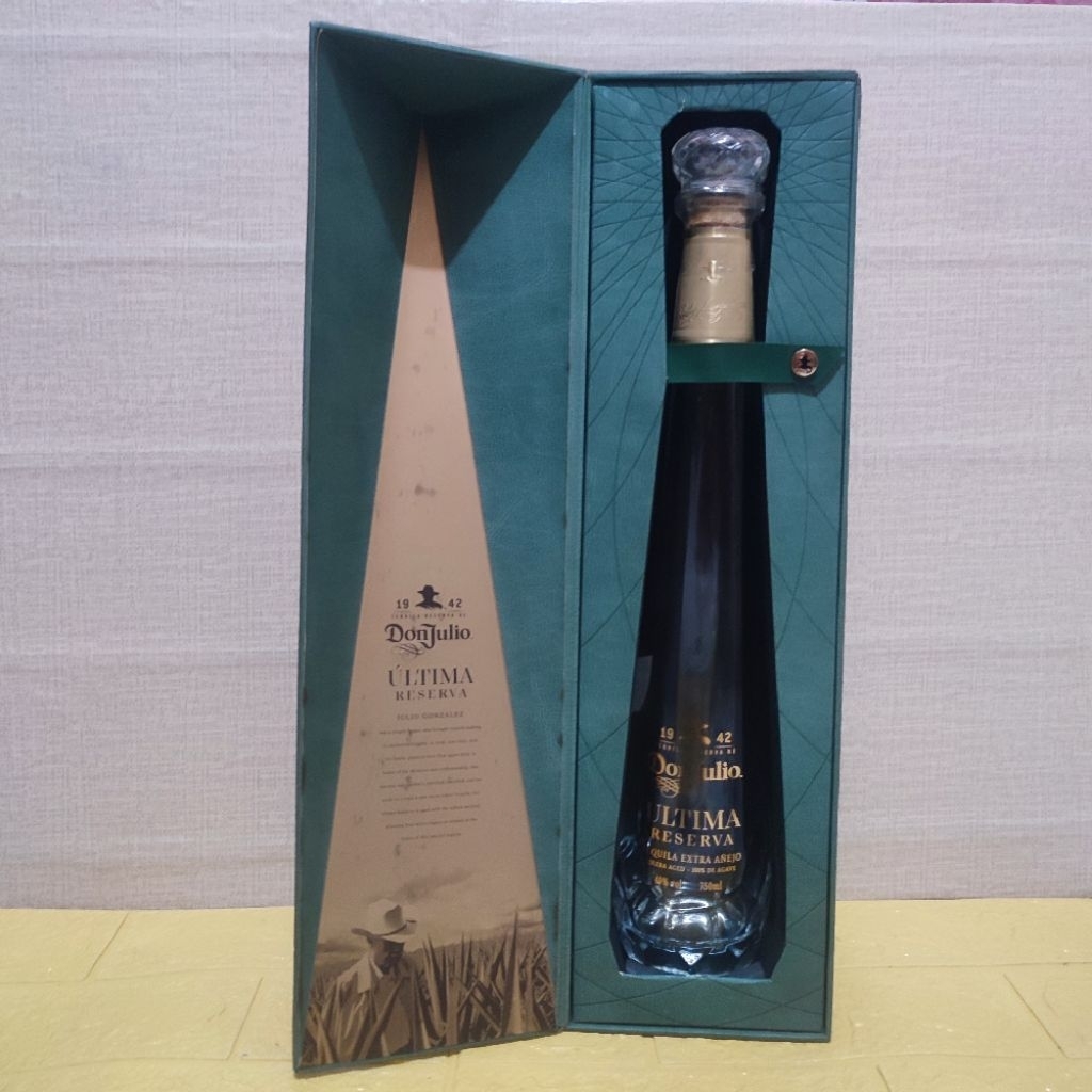Koleksi botol bekas_D O N JULIO 1942 ULTIMA 750ml + box