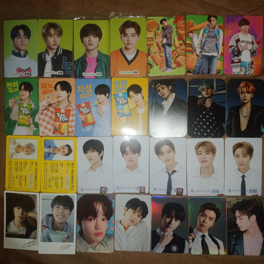 [BACA DESKRIPSI] Photocard Official NCT 127 Dream Wayv PC Freebies Lemonilo Somethinc Ar Hot Sauce R