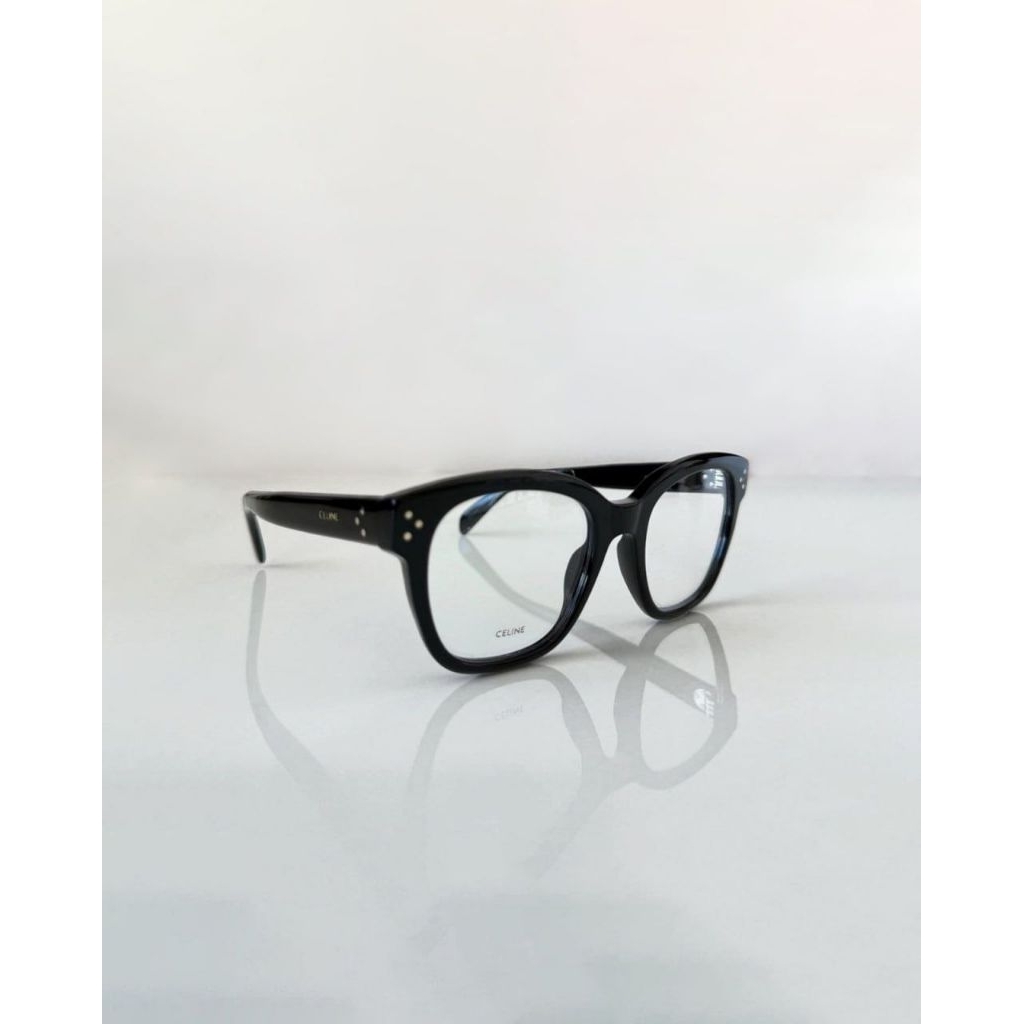 CELINE Acetate Geo*matric Sunglasses Black Frame