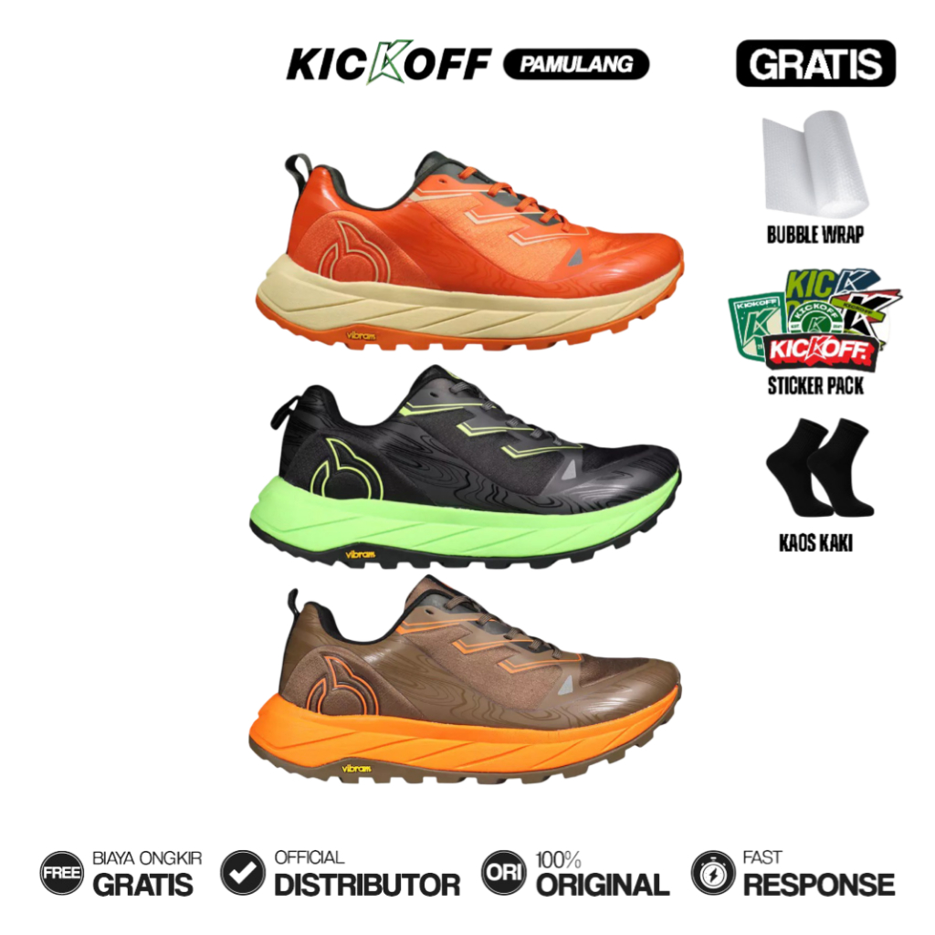 SEPATU TRAIL RUN ORTUSEIGHT / SEPATU LARI TRAIL ORTUSEIGHT ANDES FREE KAOS KAKI