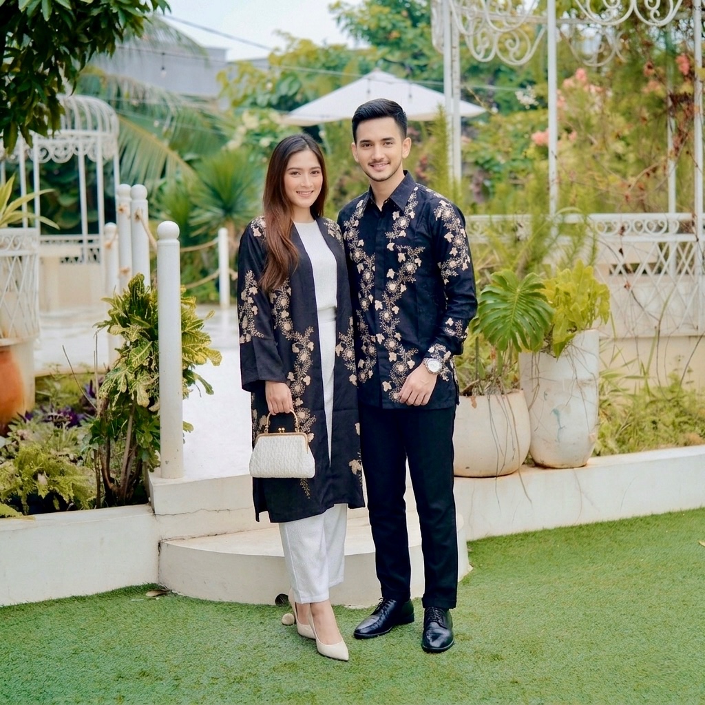 Diana Batik - COUPLE LOOSE KIMONO OUTER | Outer Batik Viscose | Couple Outer Kondangan