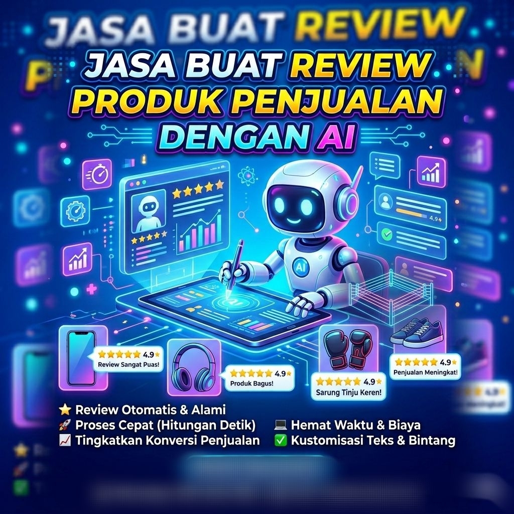 JASA BUAT VIDEO PROFESIONAL REVIEW PRODUK & Film Sesuai Karakter DENGAN AI