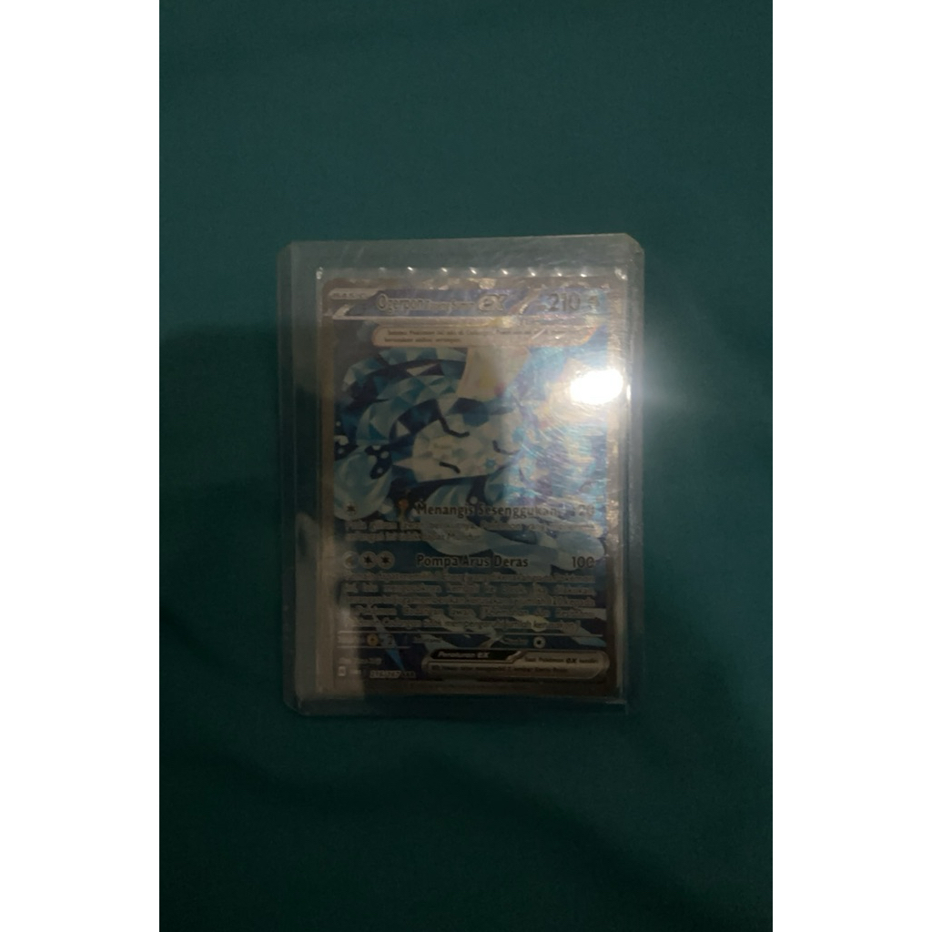 kartu pokemon ogerpon topeng sumur sar plus top loader