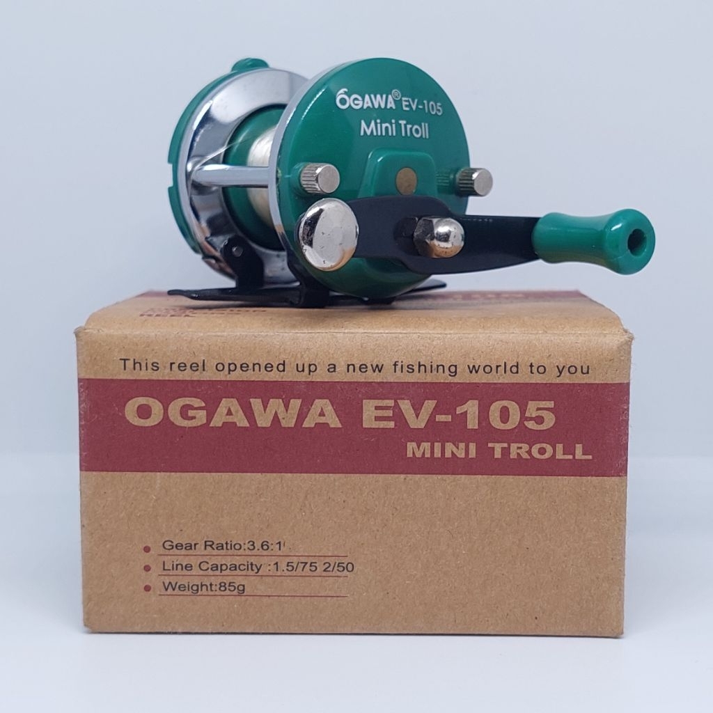 Ogawa EV-105 Mini Troll Reel Pancing