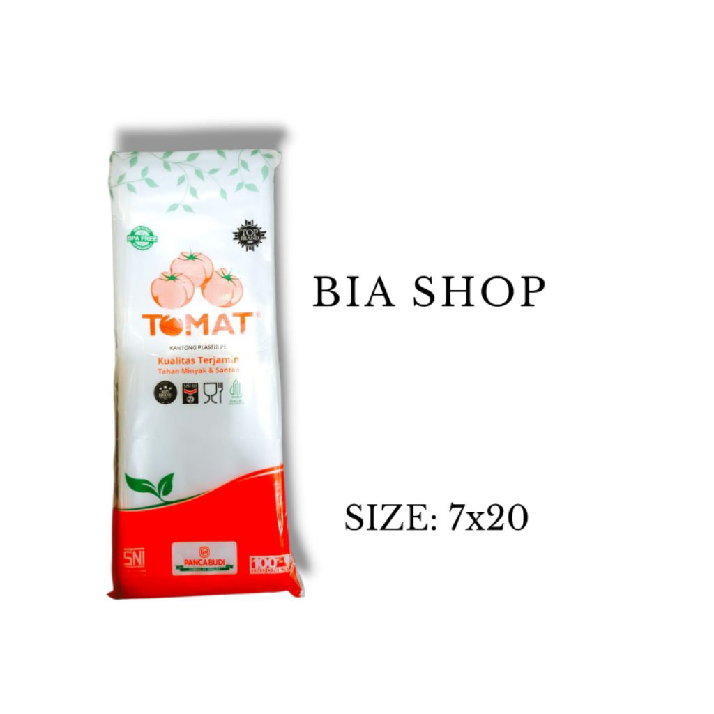 Plastik PE Tomat 7x20/8x20/9x20