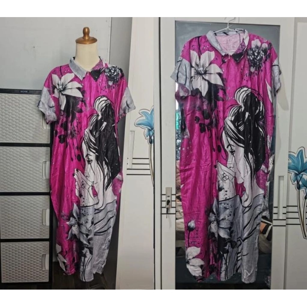 Daster Rayon Kerah