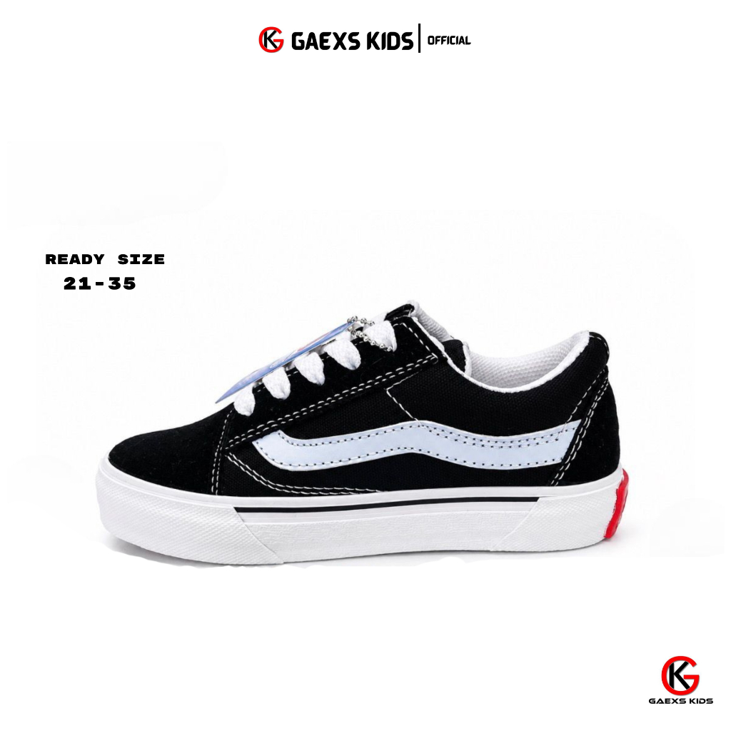 GAEXS KIDS Sepatu Off White Light Black White-Sepatu Anak ORIGINAL