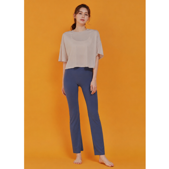 [Minne] Crop Top Crepe Oversize Lengan Pendek STL