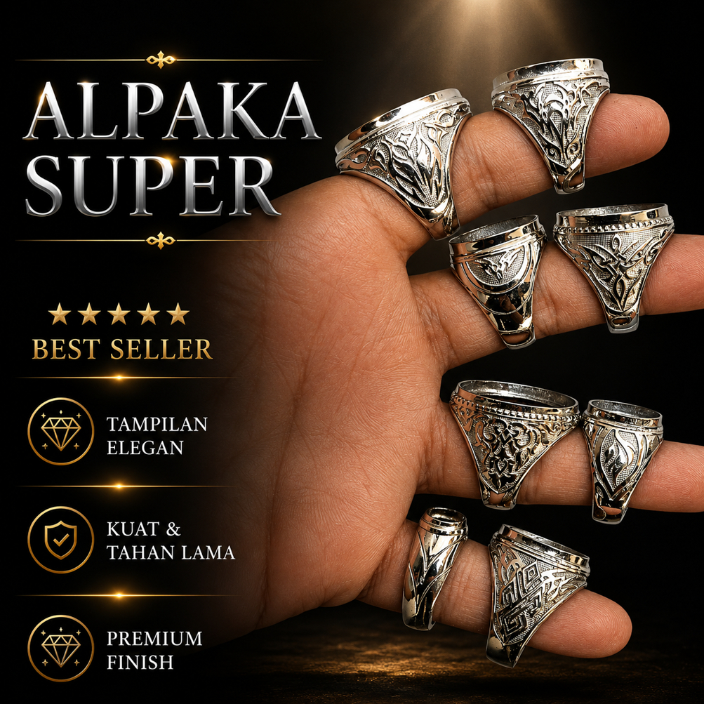 Ring Cincin Emban Alpaka Super Grosir
