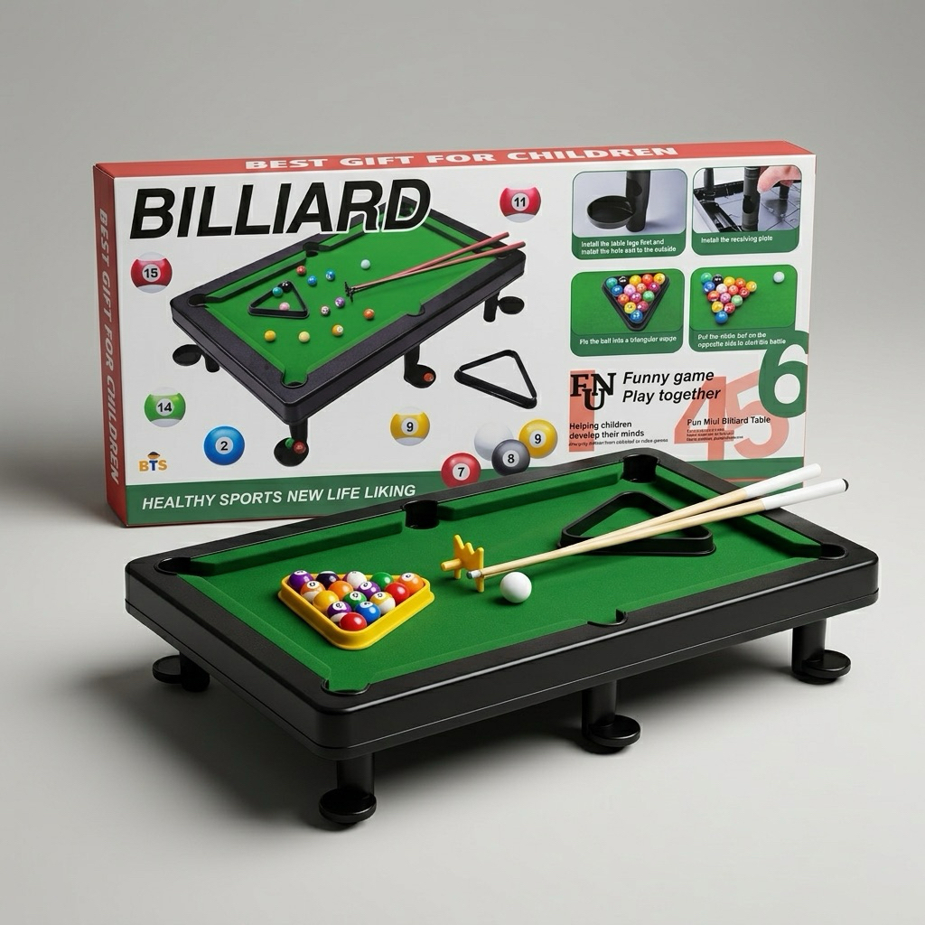 MAINAN BILLIARD SET / MEJA BILLIARD MINI PORTABLE / MAINAN ANAK