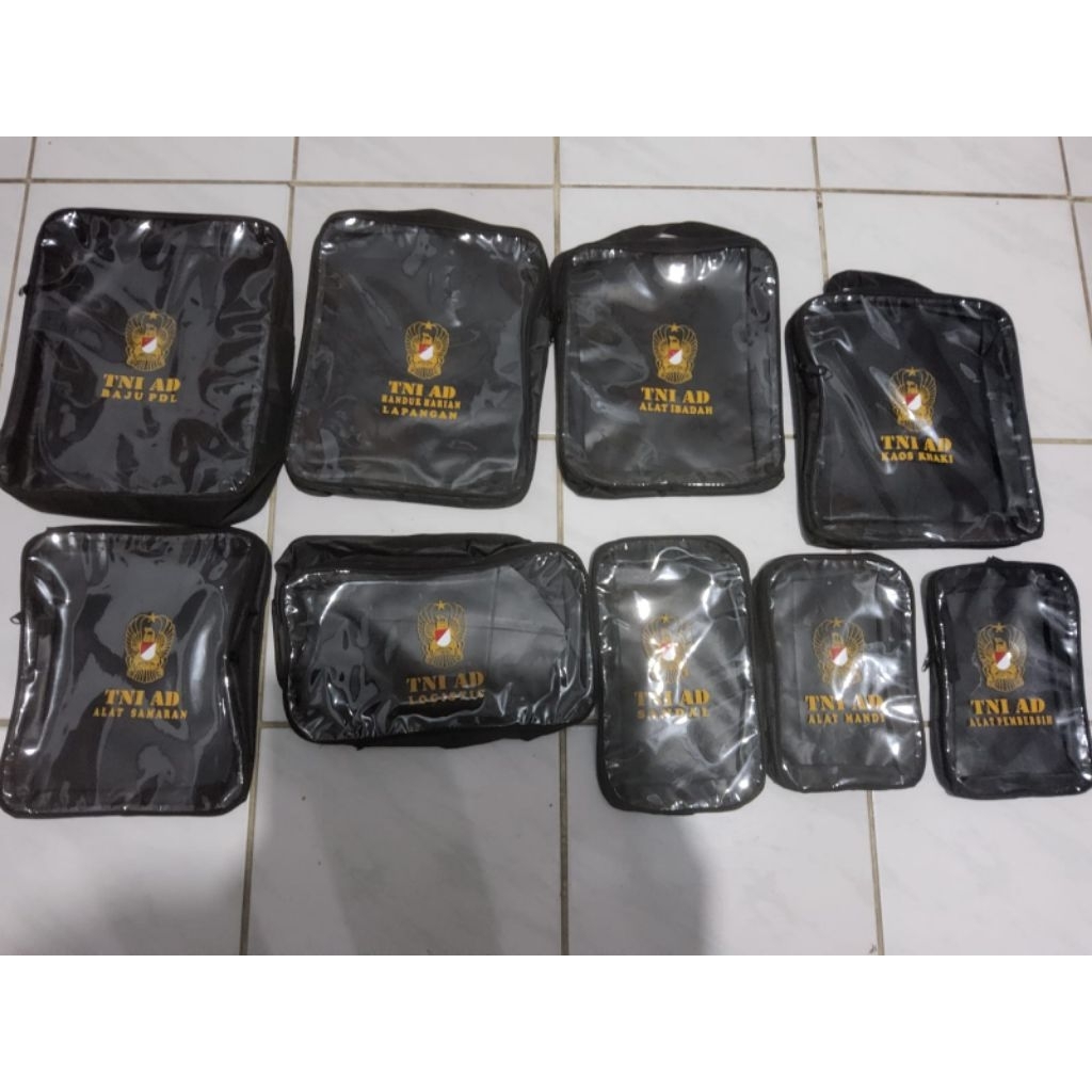 tas norma pavk TNI AD/tas protab TNI AD 9 pasang