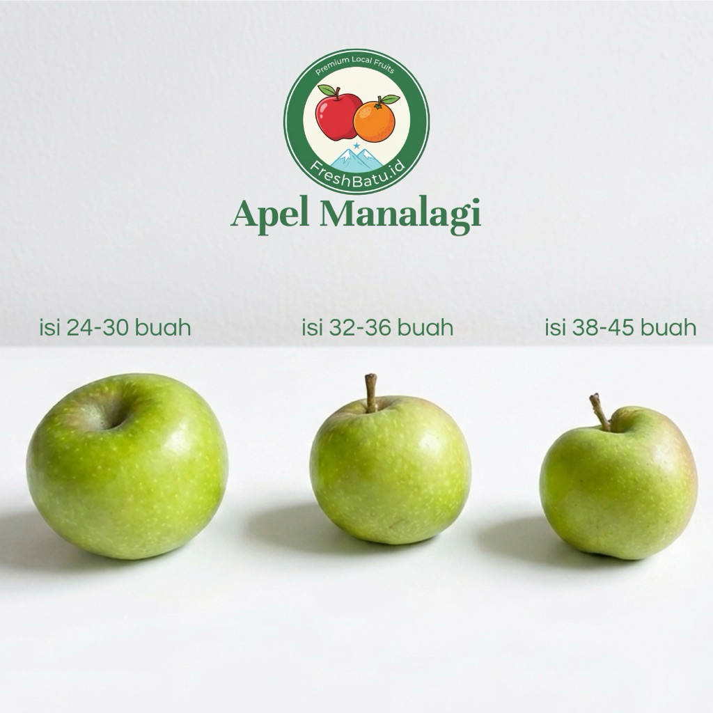 Apel Manalagi Ukuran Kecil / Apel Batu Malang / Oleh-oleh Kota Batu