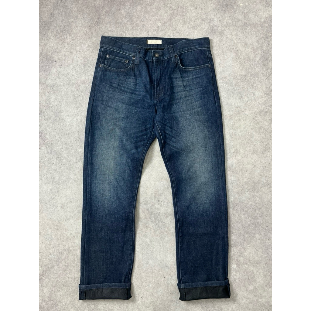 UNIQLO blue indigo denim