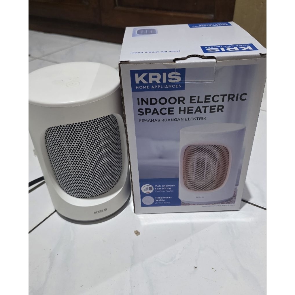 kris pemanas ruangan penghangat udara 600w original kris by krisbow