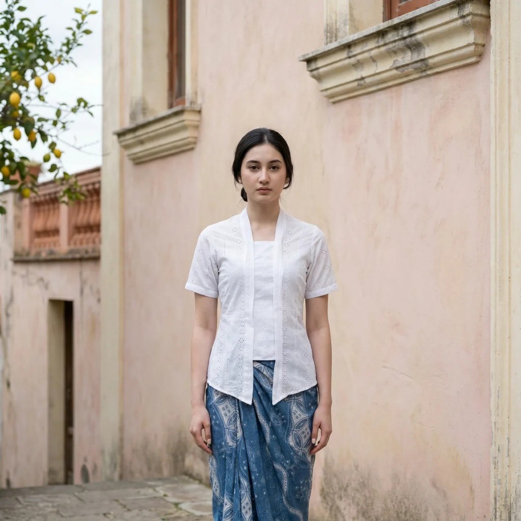 Tunik Wanita Modern Eyelet Putih Premium Daily Casual - Aria OAVO