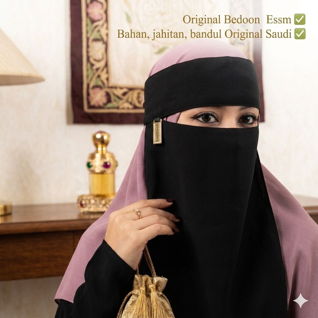 Cadar Bandana Poni Sifon Arab Cadar Beddon Essm Arab Cadar Poni Beddon Essm Ori Cadar Niqob Cadar Ba