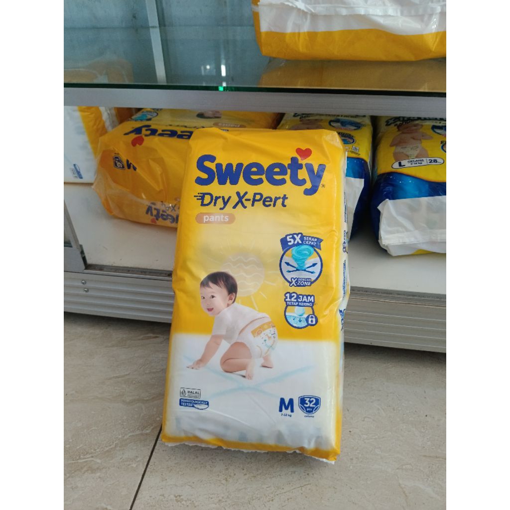 Popok Celana Bayi Sweety Dry Expert Ukuran M