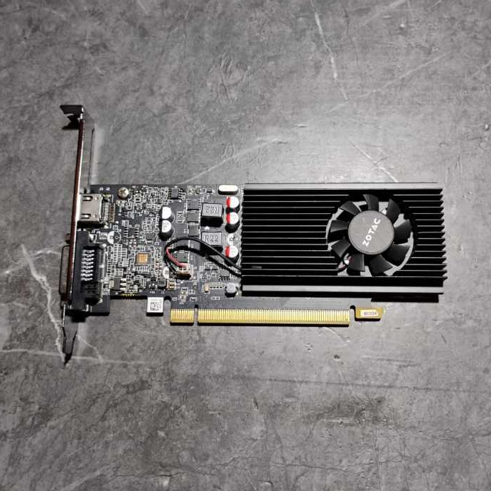 VGA Zotac GT 1030 2GB GDDR5 Single Fan adem hemat daya 30w an TDP performa mantap GPU Nvidia Geforce