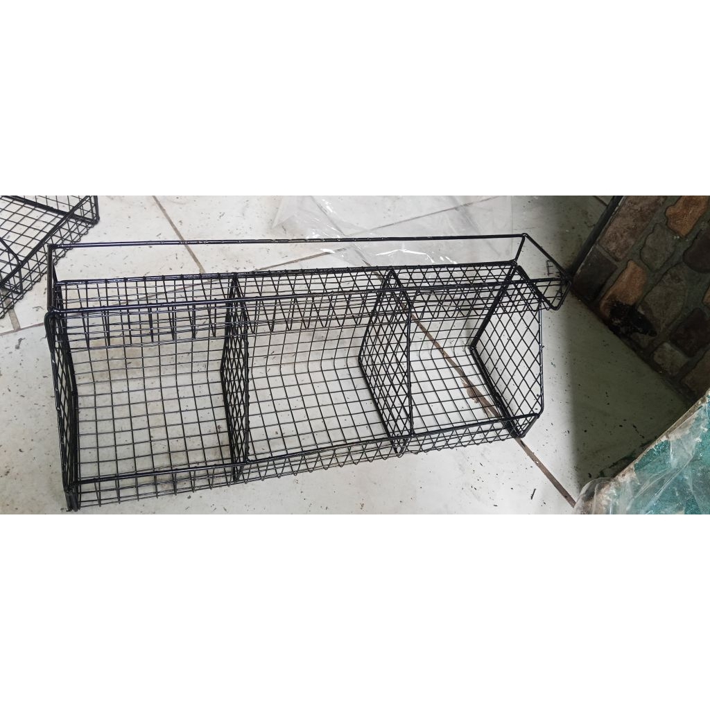 Rak bawang bumbu dapur gantung/rak botol kecap
