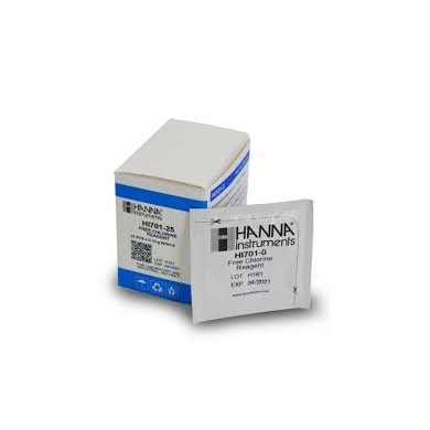 Hanna HI701-25 Chlorine free DPD method reagents for 25 tests