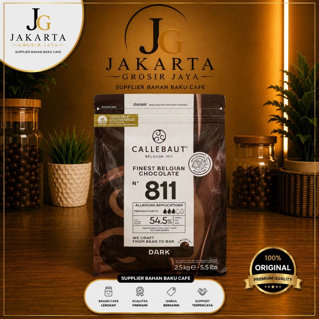 Callebaut 811 Dark Chocolate 2.5kg
