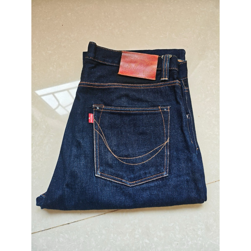 earthy Genova lynx 15oz selvedge