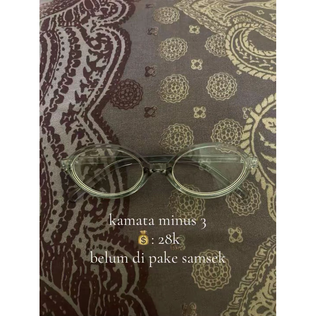 preloved kacamata minus 3