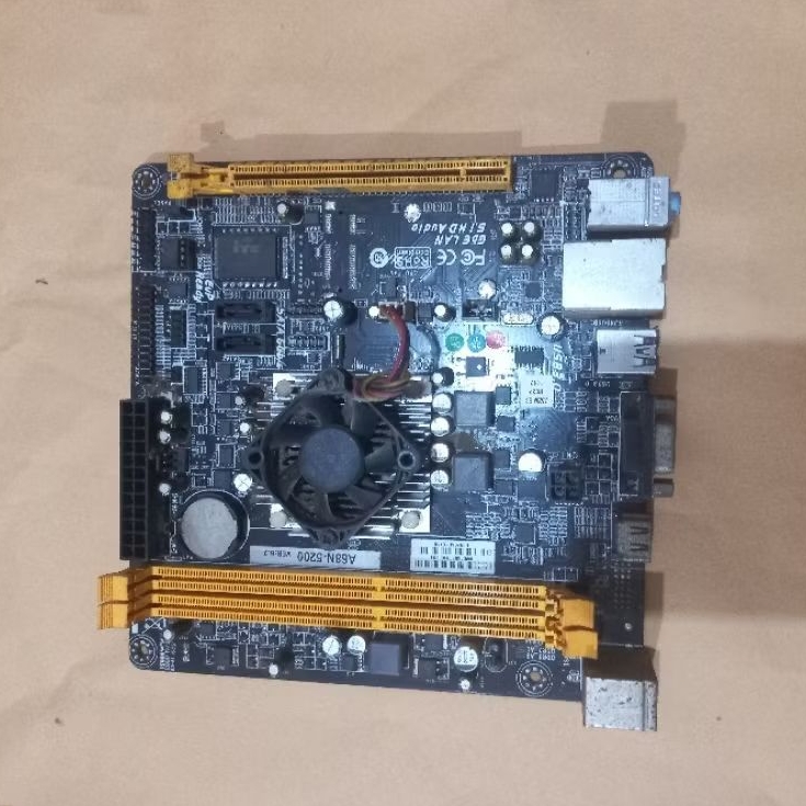Motherboard AMD Biostar A68N-5200 Prosesor AMD A6-5200 Quad Core, Grafis AMD Radeon HD 8400 Direx 11