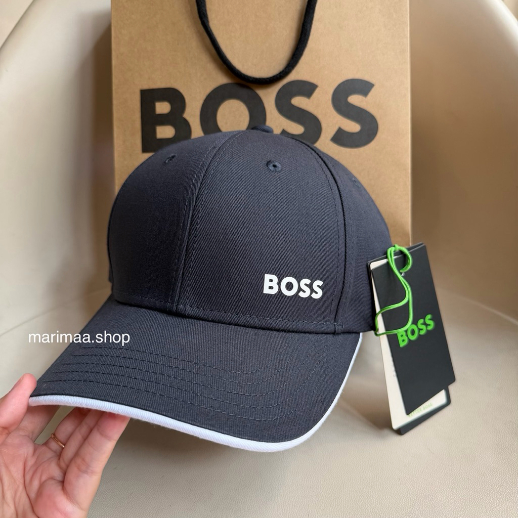 Topi cap boss dark blue ori hugo