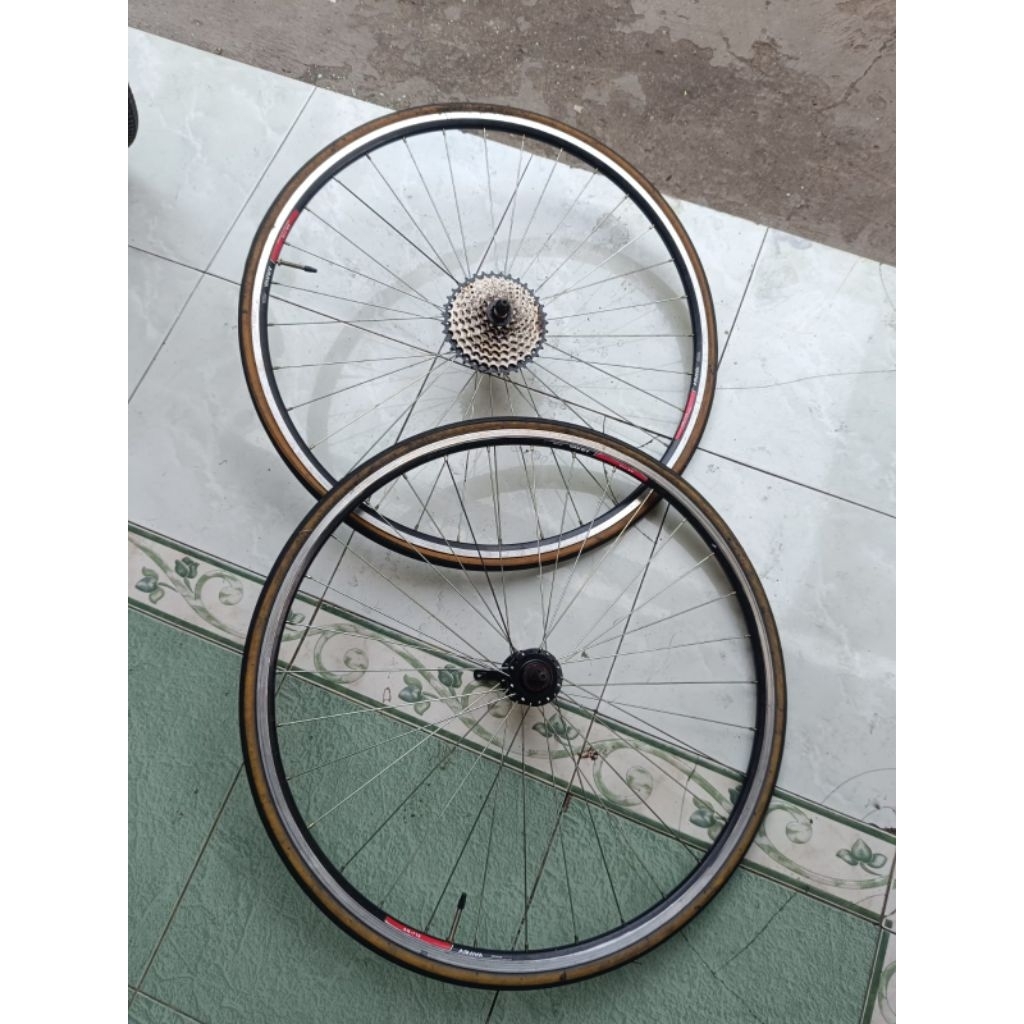 wheelset 700c bekas siap pakai