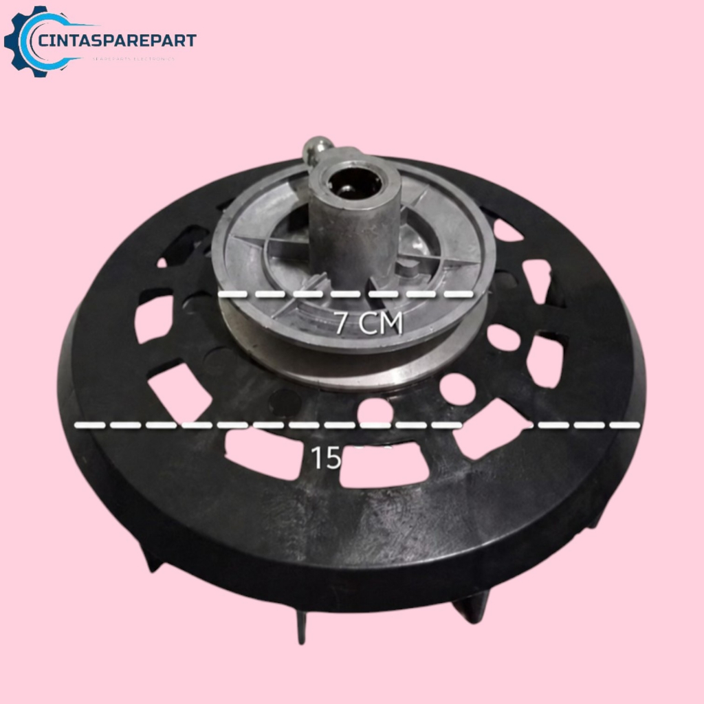 PULLY WASH AS 10MM/ 12 MM DINAMO-PULLY WASH MESIN CUCI