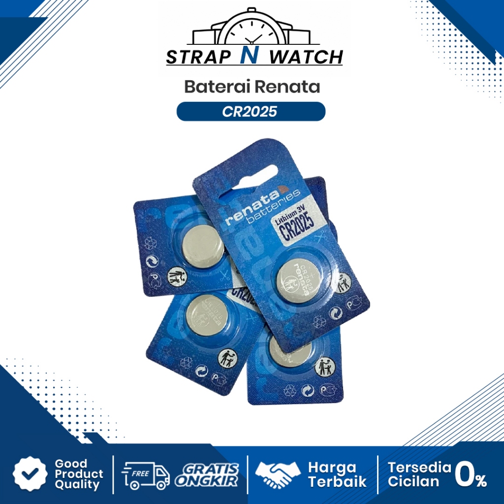 Baterai Batre Renata CR2025 CR 2025 Battery RENATA CR2025 CR 2025 Original