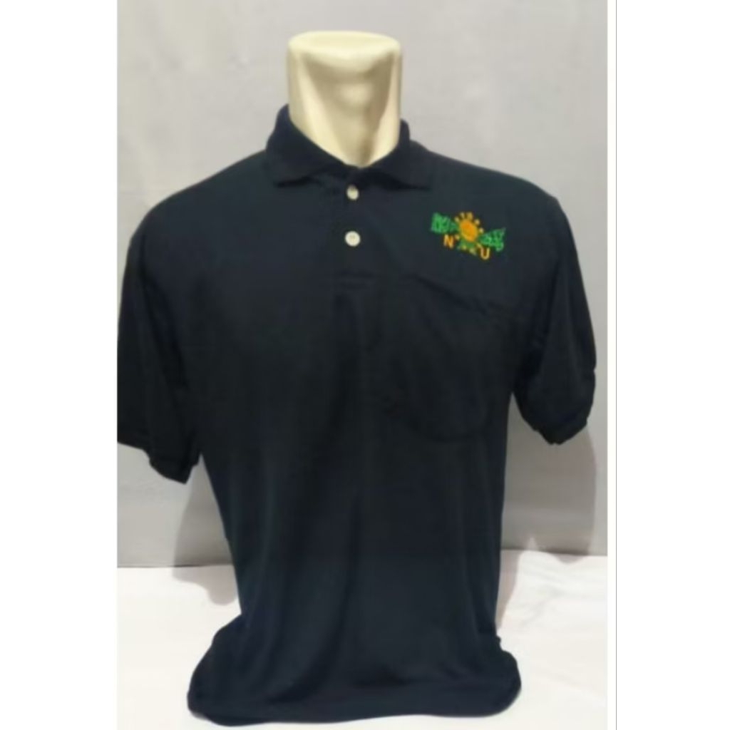Kaos polo Bahan Lacoste Full Bordir NU