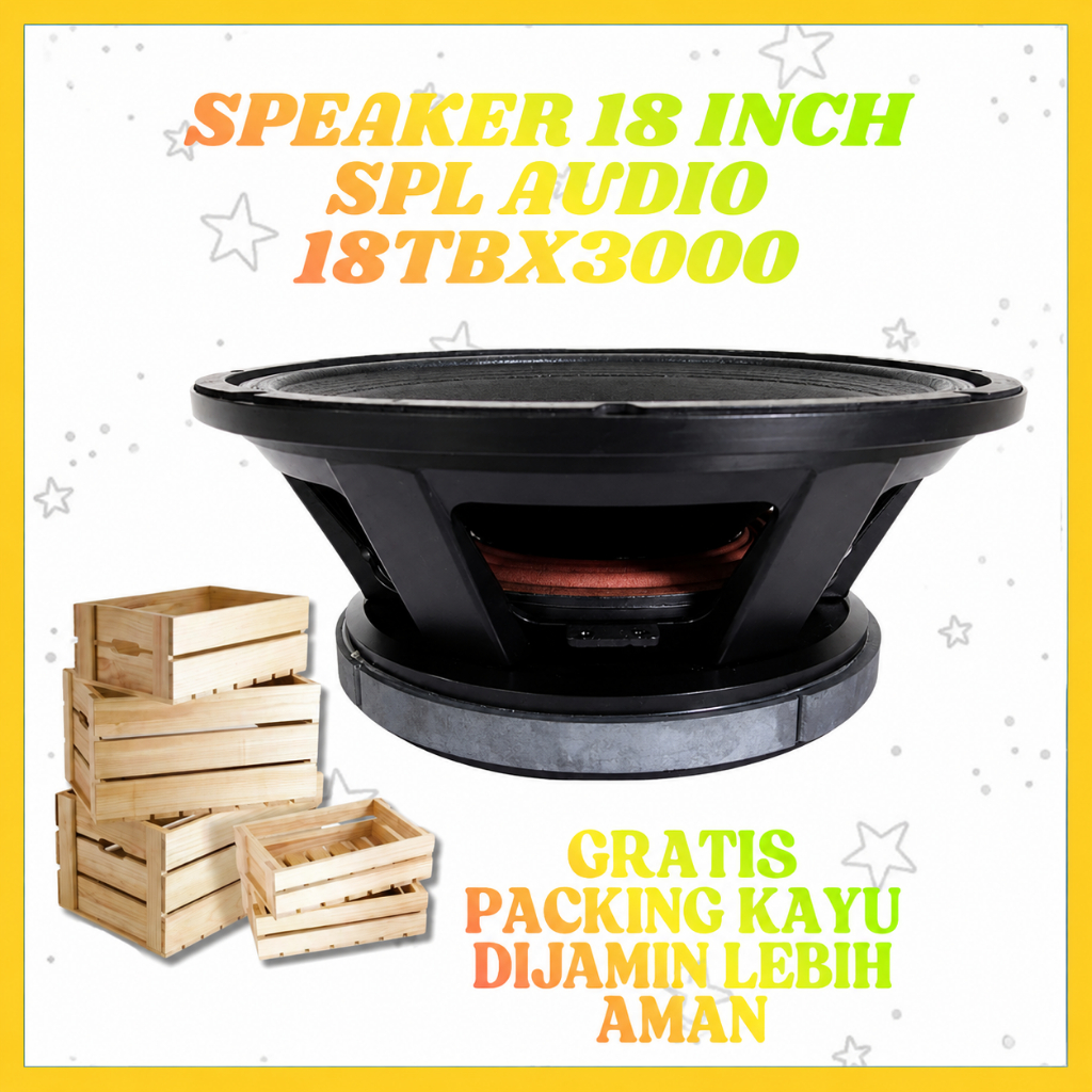 Speaker 18 Inch SPL Audio 18TBX3000