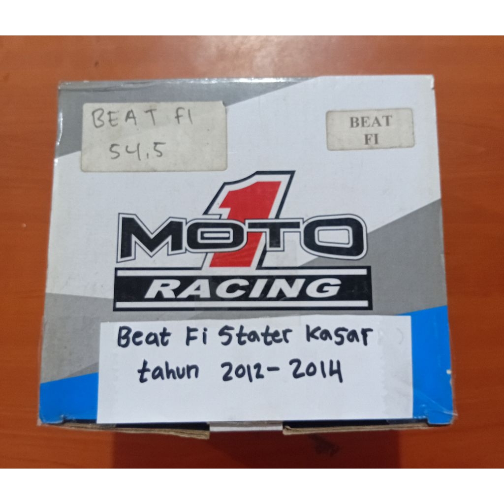 Black Bore up Beat injeksi 54,5 merk Moto 1 Original.