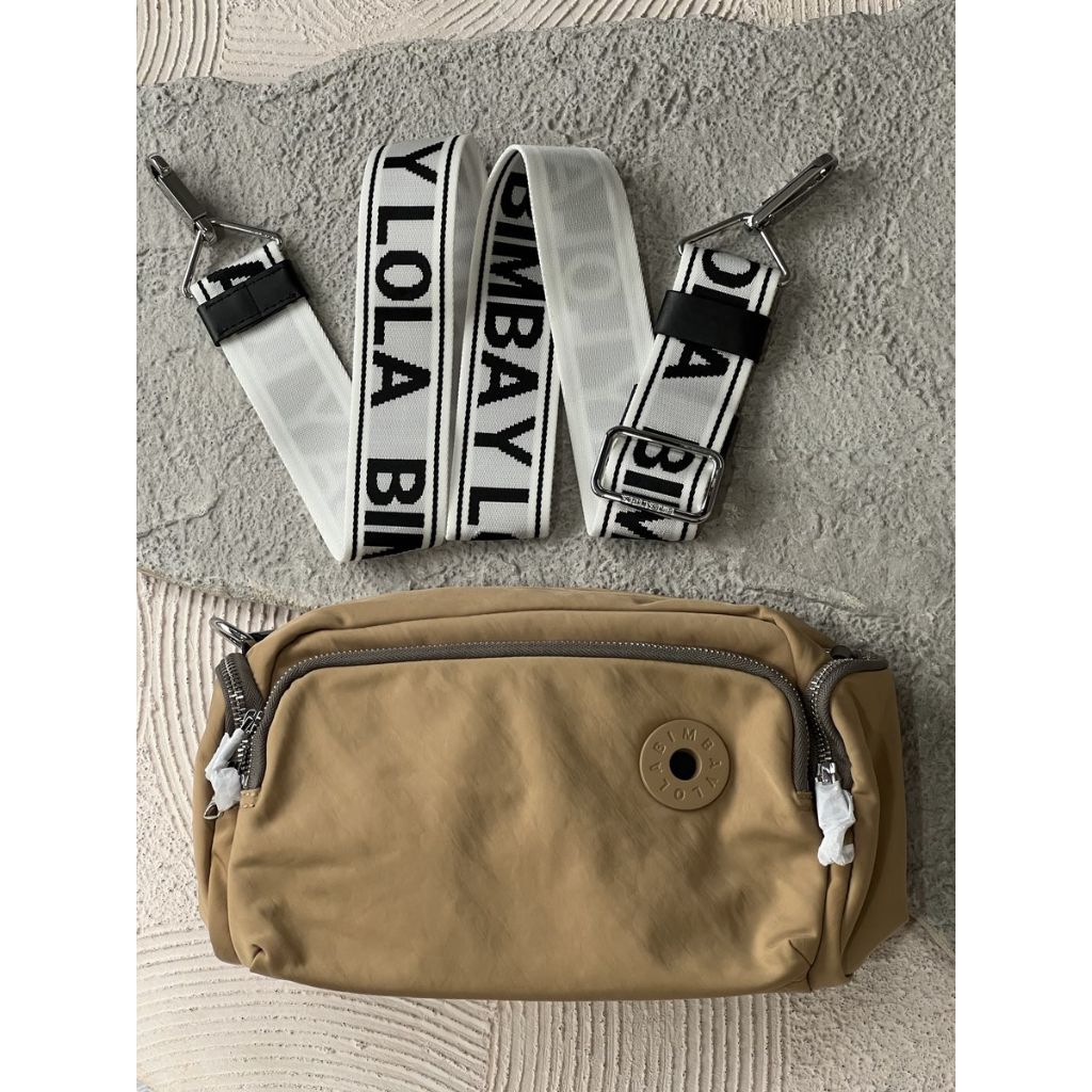 B*MBA MEDIUM BISCUIT/TAN CROSSBODY BAG