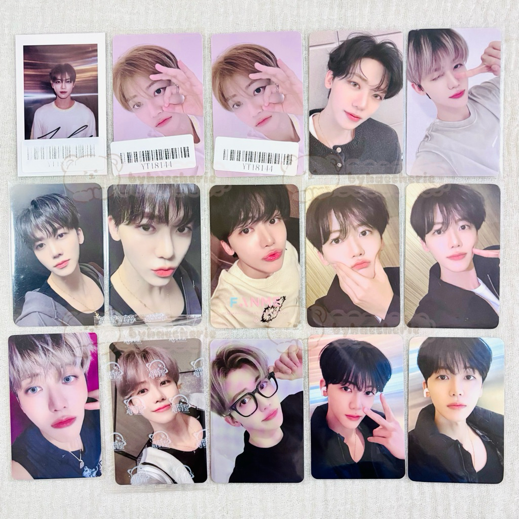 |Ready Stock| PC Photocard Polaroid Jaemin kacamata earphone zoom poit ok manyun pob benefit lucky d