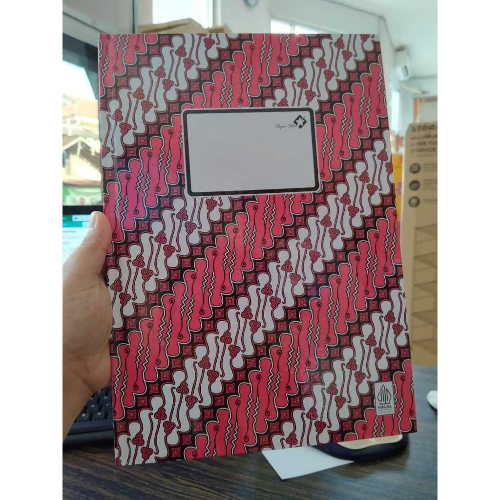 BUKU FOLIO HARDCOVER BUKU BATIK HARDCOVER FOLIO ISI 100 LEMBAR