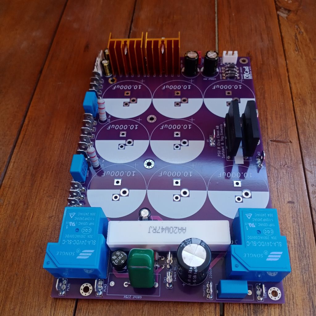 kit psu ab 8 elco(pcb dual layer, baca deskripsi)