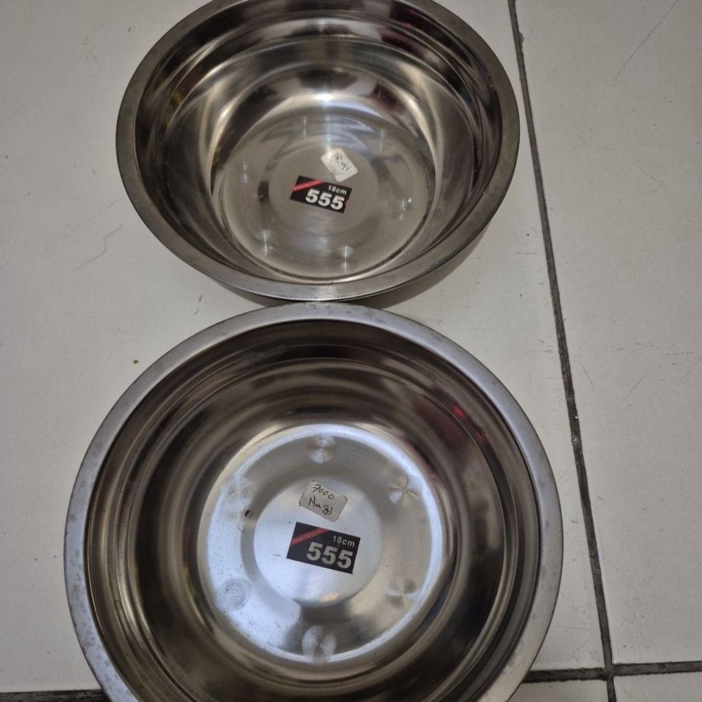 mangkok stainless 555